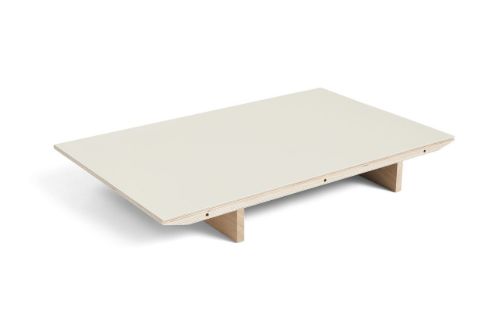 HAY CPH 30 Extendable Leaf 50x80 cm - Oak Plywood/Off White Linoleum