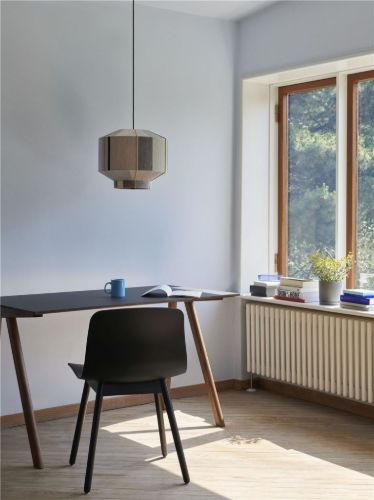HAY AAC ECO 12 About A Chair SH: 46 cm - Lacquered Solid Walnut/ECO Black