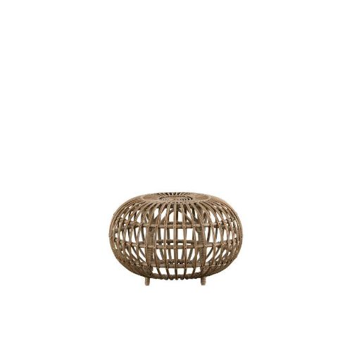 Sika-Design Ottoman Ø: 65 cm - Polished Antique