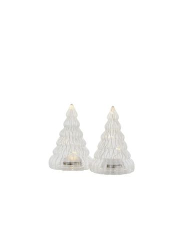 Sirius Lucy Juletræ 2 stk - Clear/White