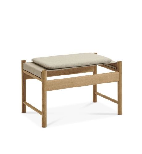 Brdr. Krüger HB Stool Ramme H: 40 cm - Olieret Eg/Canvas