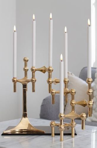 STOFF Nagel Stand H: 23 cm - Solid Brass