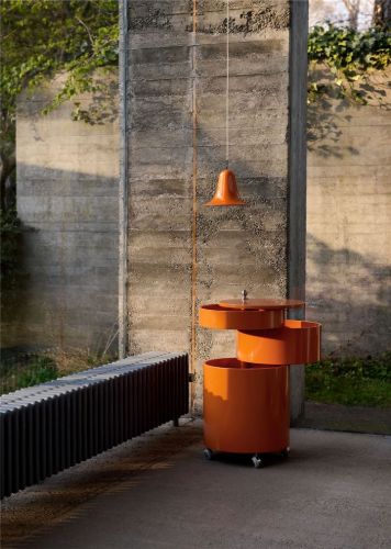Verpan Pantop Pendel Ø: 23 cm - Metal/Vivid Orange 