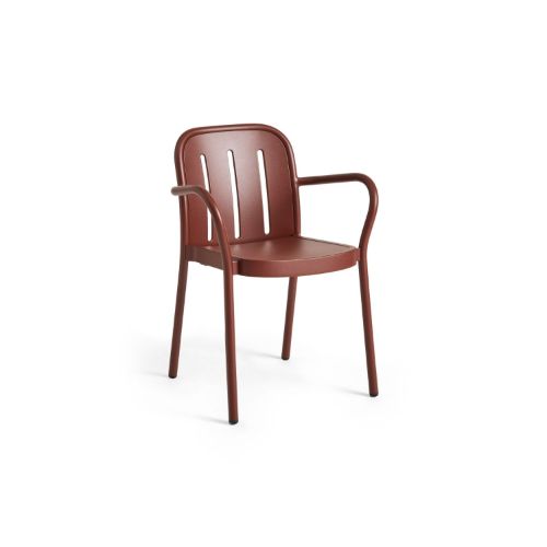 HAY Deville Armchair H: 80 cm - Iron Red