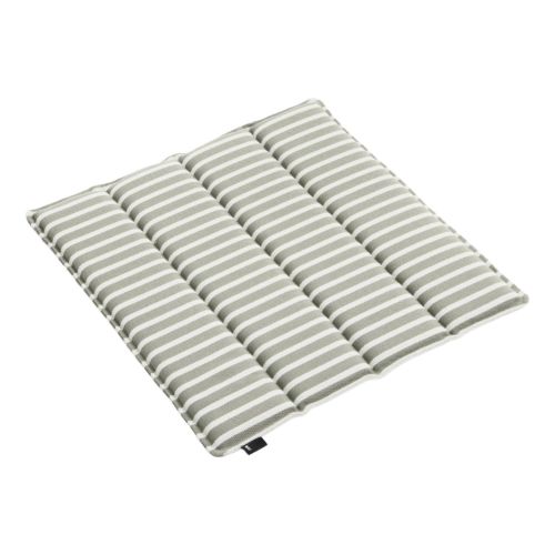 HAY Terrazza Seat Cushion 40x40 cm - Grey/Bold Stripe