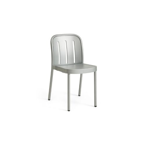 HAY Deville Chair H: 80 cm - Silver Grey