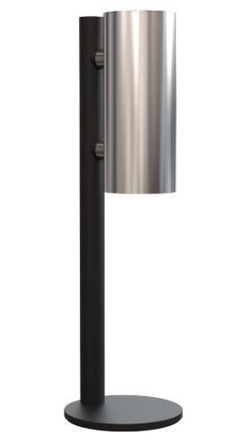 Udgået hos lev. FROST NOVA2 Bordstander til Dispenser H: 50 cm - Mat Sort  OUTLET