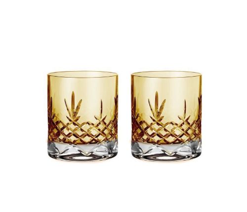 Frederik Bagger Crispy Lowball Glas 2 stk 38 cl - Citrine/Amber