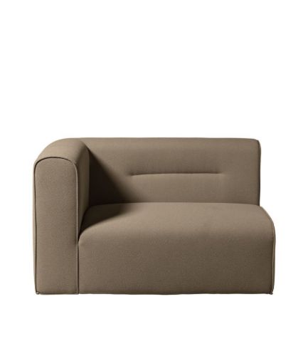 FDB Møbler L44 Venstre Sofa Modul 124x98 cm - Taupe 