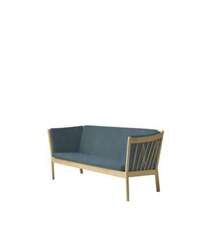 FDB Møbler J149 3 pers. Sofa Erik Ole Jørgensen L: 189,5 cm - Eg/Green 
