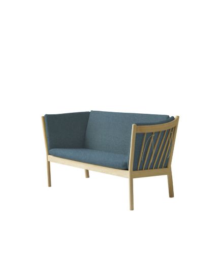 FDB Møbler J148 2 pers. Sofa Erik Ole Jørgensen L: 150 cm - Eg/Green
