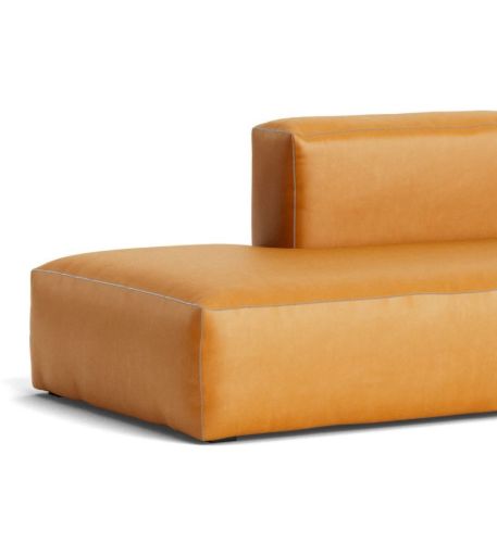 HAY Mags Soft 3 Seater Combination 4 Right End L: 331 cm - Sense Cognac Leather