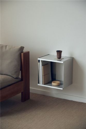 Form & Refine Beam Taper Cube Box 34x35 cm - Rustfri Stål