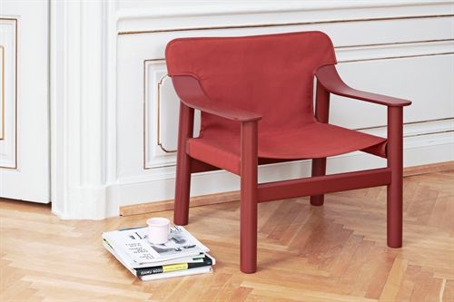 HAY Bernard Loungestol  - Oak Lacquered solid Oak/Raw