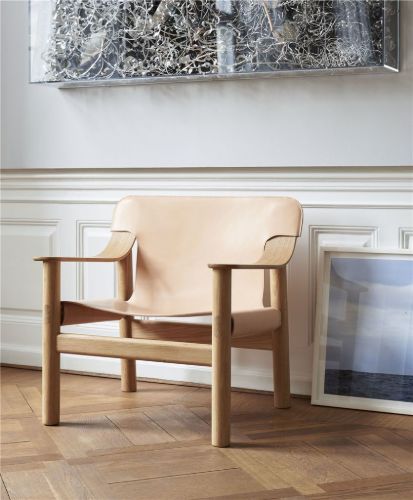 HAY Bernard Loungestol  - Oak Lacquered Solid Oak/Nature