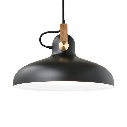 Le Klint 162 Carronade II Pendel Large Ø: 40 cm - Aluminium/Røget Egetræ