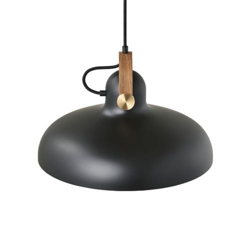 Le Klint 162 Carronade II Pendel Large Ø: 40 cm - Aluminium/Røget Egetræ