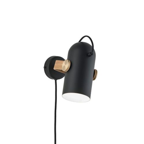 Le Klint 262 Carronade II Væglampe H: 21 cm - Aluminium/Røget Egetræ
