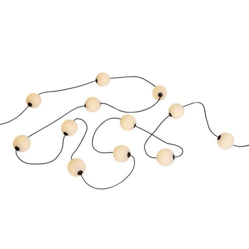 LOOM Design MISS Garland 12 L: 986 cm - Sort/Hvid