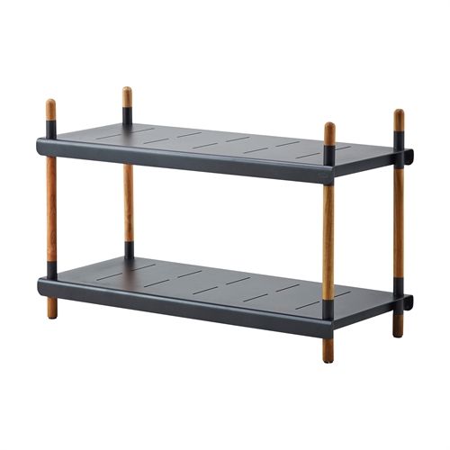 Cane-line Outdoor Frame Reolsystem Lav - Teak/Lava Grey