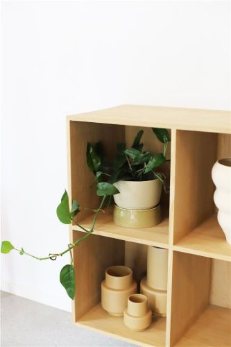Ro Collection Two Tone Planter Large Ø: 20 cm - Artichoke Green