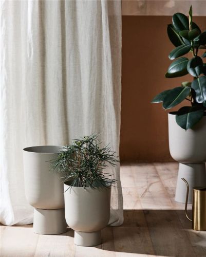 Nordal GALOA Urtepotte M H: 43 cm - Beige