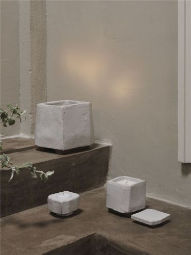 Ferm Living Kurinu Pot H: 16 cm - White