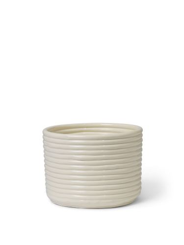 Ferm Living Corduroy Pot H: 20 cm - Off-White