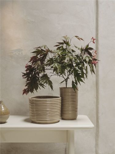 Ferm Living Corduroy Pot H: 15 cm - Cashmere