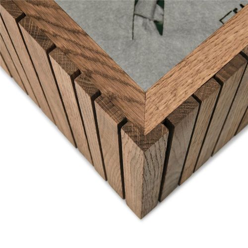 Squarely Copenhagen GrowON 22x22 cm - Dark Oak