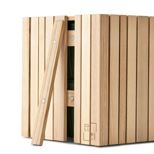 Squarely Copenhagen GrowON 22x22 cm - Natural Ash