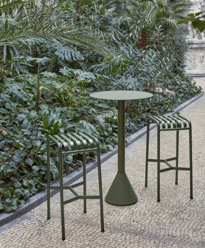 HAY Palissade Cone Table High Ø: 60 cm - Olive 
