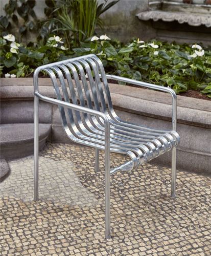HAY Palissade Dining Armchair - Hot Galvanised