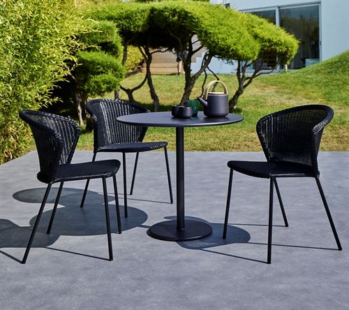 Cane-line Outdoor Lean stol - Black 