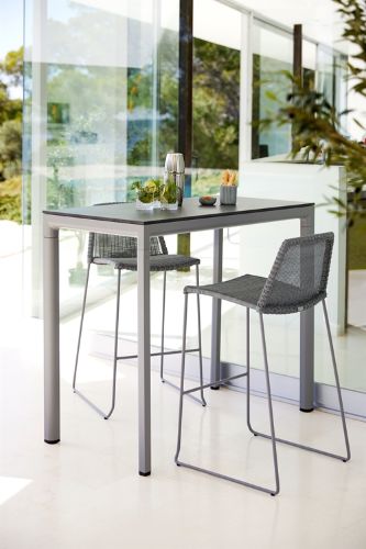 Cane-line Outdoor Breeze Barstol Stabelbar  - Light Grey