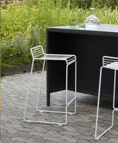 HAY Hee Bar Stool High  - White