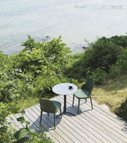 Normann Copenhagen Allez Table 3L Ø: 60 cm - Oak / Black