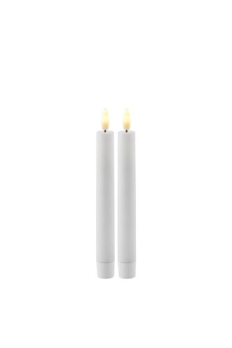Sirius Sille Midi Genopladelige Stearinlys H: 20 cm 2 stk - Hvid