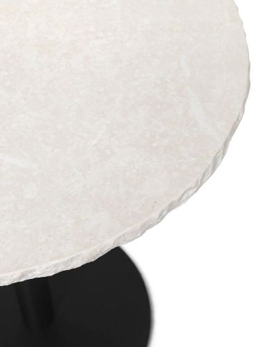 Ferm Living Mineral Café Table Ø: 60 cm - Bianco Curia