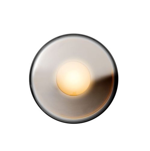 Design By Us Endless Wall Lamp Ø: 40 cm - Chrome Metal/Mirrored Glass