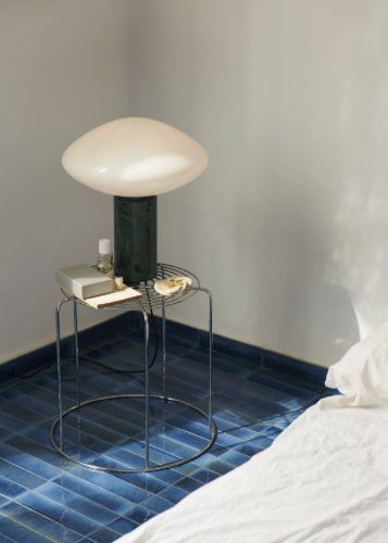 &Tradition Wire Stool VP11 H: 42 cm - Mirror Polished Steel