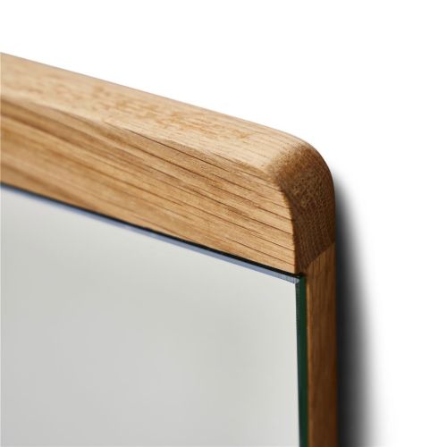 Form & Refine Rim Vægspejl H: 110 cm - Naturolieret Eg