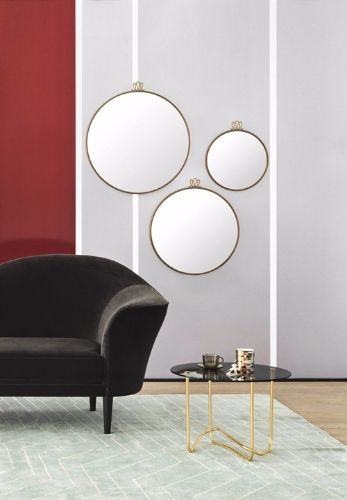 GUBI Randaccio Wall Mirror Ø:42 cm - Round