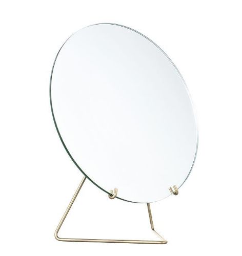 Moebe Standing Mirror Ø: 20 cm - Brass