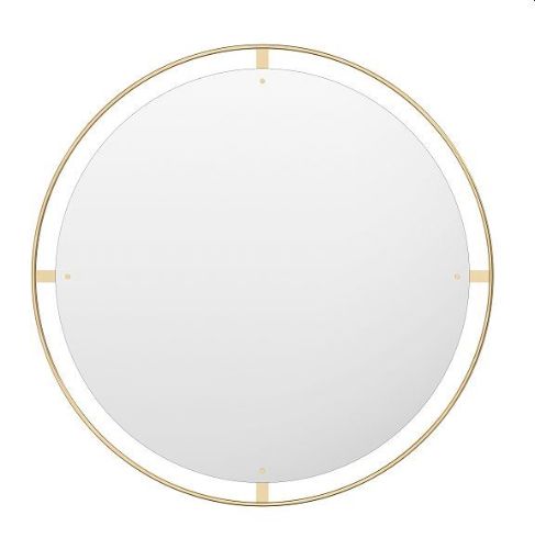 Audo Copenhagen Nimbus Mirror Ø: 110 cm - Polished Brass