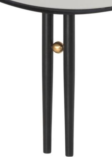 GUBI IOI Wall Mirror Ø: 80 cm - Sort