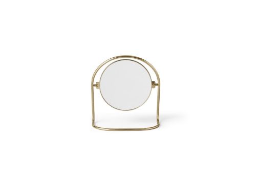Audo Copenhagen Nimbus Table Mirror Ø: 18,2 cm - Polished Brass