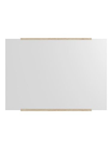 Moebe Rectangular Wall Mirror 70x100 cm - Ash