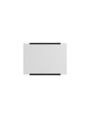 Moebe Rectangular Wall Mirror 30x40 cm - Black Stained Oak