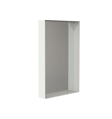 FROST UNU Spejl 4128 med hylderamme 60x90cm - Hvid